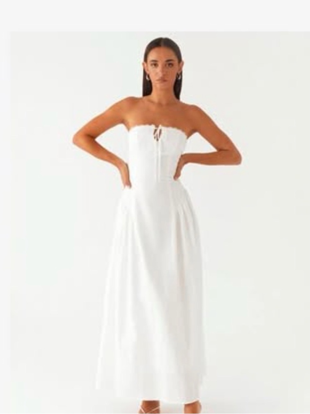 Peppermayo Burleigh Maxi Dress in Ivory